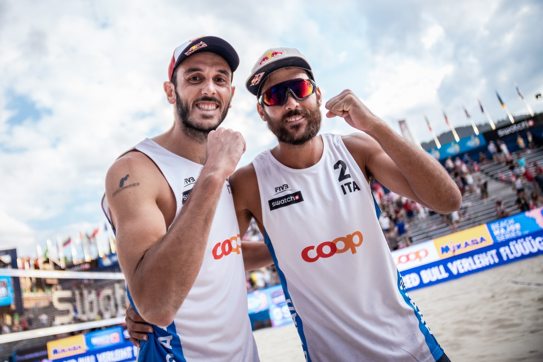 Lupo/Nicolai, who won bronze in Gstaad, lost to Samoilovs/Smedins last week